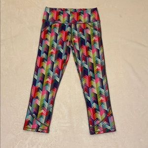 Fabletics Colorful Workout Capri Pants